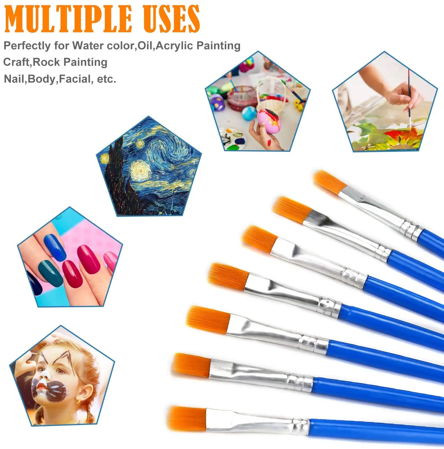 Paint Brushes For Children Drawing Art Kids, Acrylic Watercolor Brush Pen  School Painting Practice Brush Art Suppliers