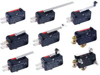 

5 Pcs 15A 250VAC V-15 Push Button SPDT 1NO 1NC Micro Switch