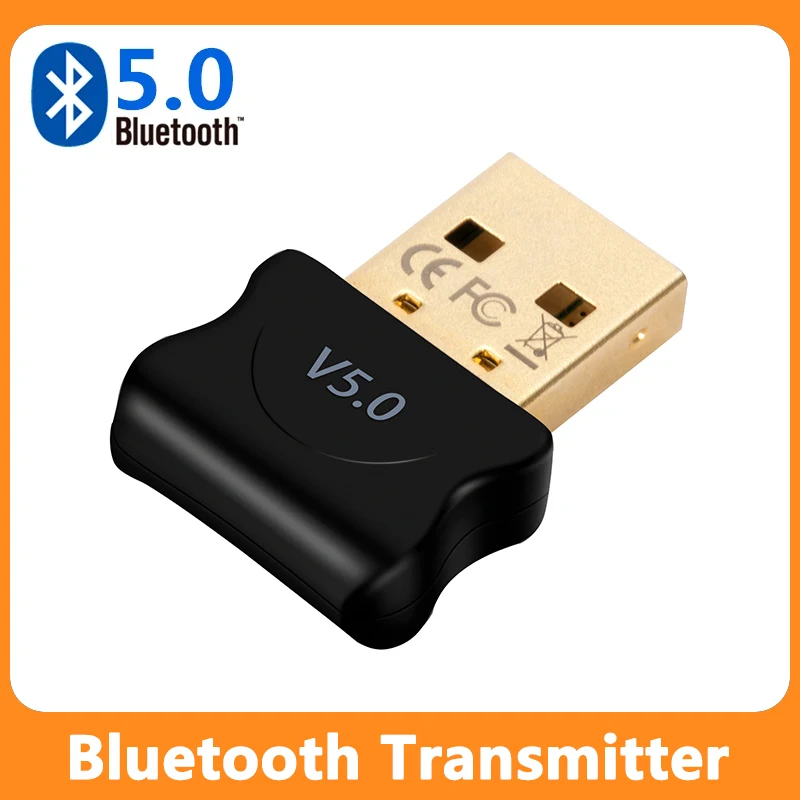 USB Bluetooth 5 0 адаптер передатчик ключ для ПК компьютерный приемник ноутбук наушники