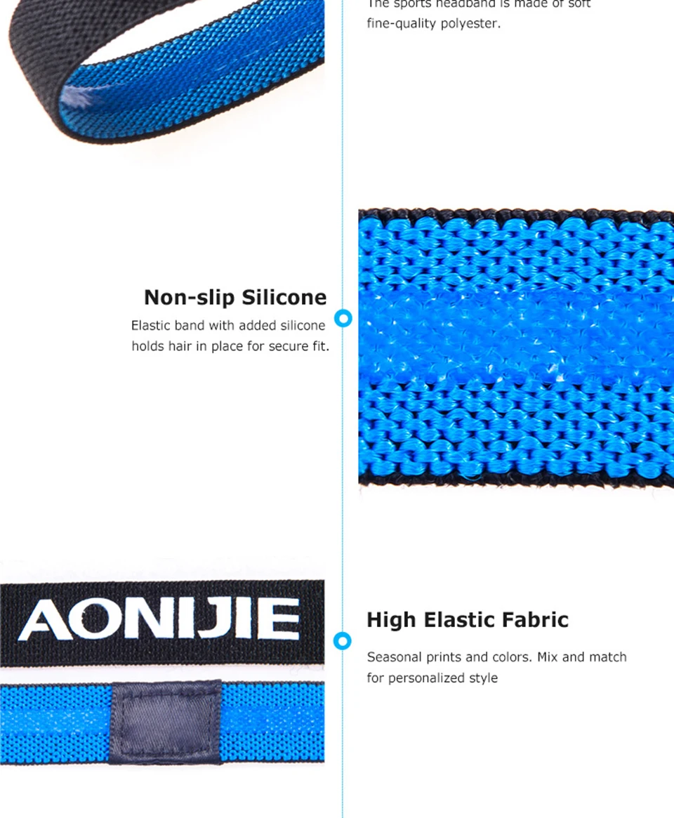Bandeau de sport pour homme et femme - Évacuation de l'humidité - En coton éponge - Pour salle de sport - Pour enfants et garçons