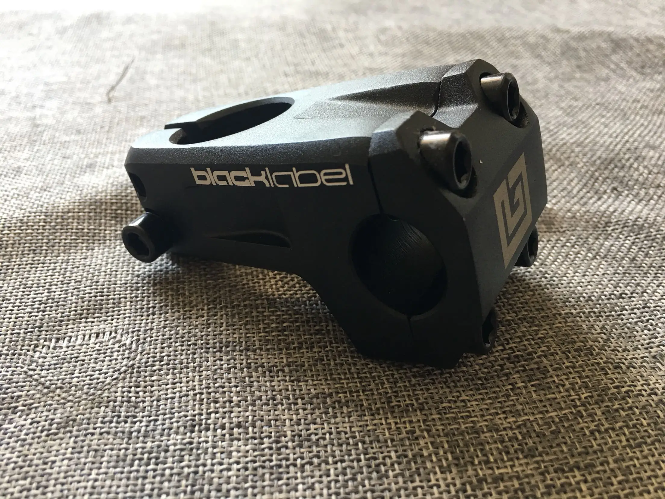 ブラックラベルbmxフロントエンドステムフルcnc 22.2 28.6