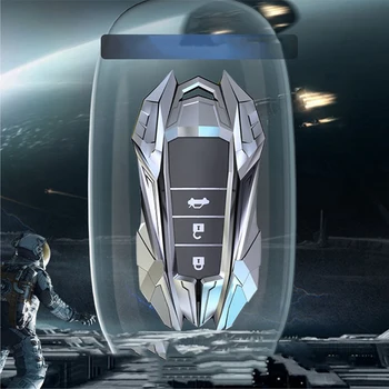 Custodia per chiave auto in lega di zinco per Toyota CHR C-HR Prado Camry Avalon Prius Corolla RAV4 Avalon Car Styling portachiavi 4 Custodia per chiave auto in lega di zinco per Toyota CHR C-HR Prado Camry Avalon Prius Corolla RAV4 Avalon Car Styling portachiavi - Custodia per chiave auto in lega di zinco per Toyota CHR C HR Prado Camry