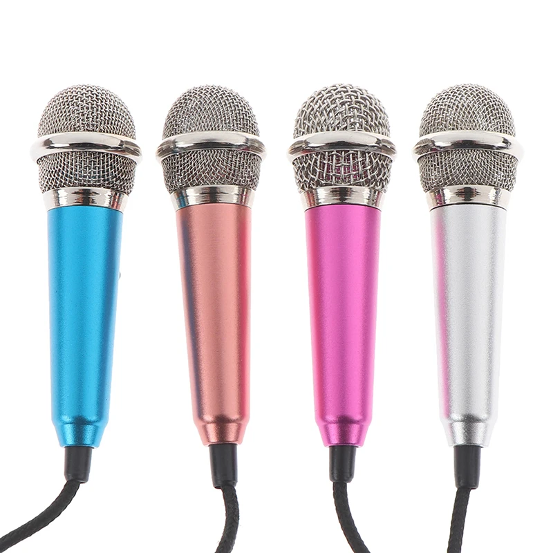 studio microphone Hot sale Handheld Mic Portable Mini 3.5mm Stereo Mic Audio Microphone For The Mobile Phone Accessories lavalier microphone