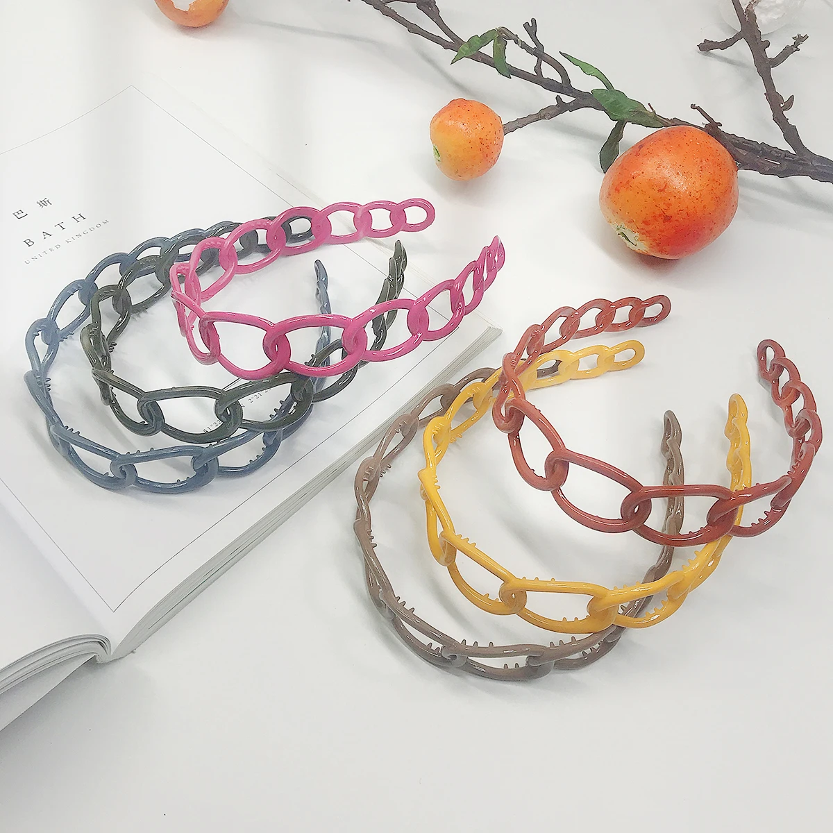 Повязка для волос пластиковая разных цветов повязка на голову с полыми полосками