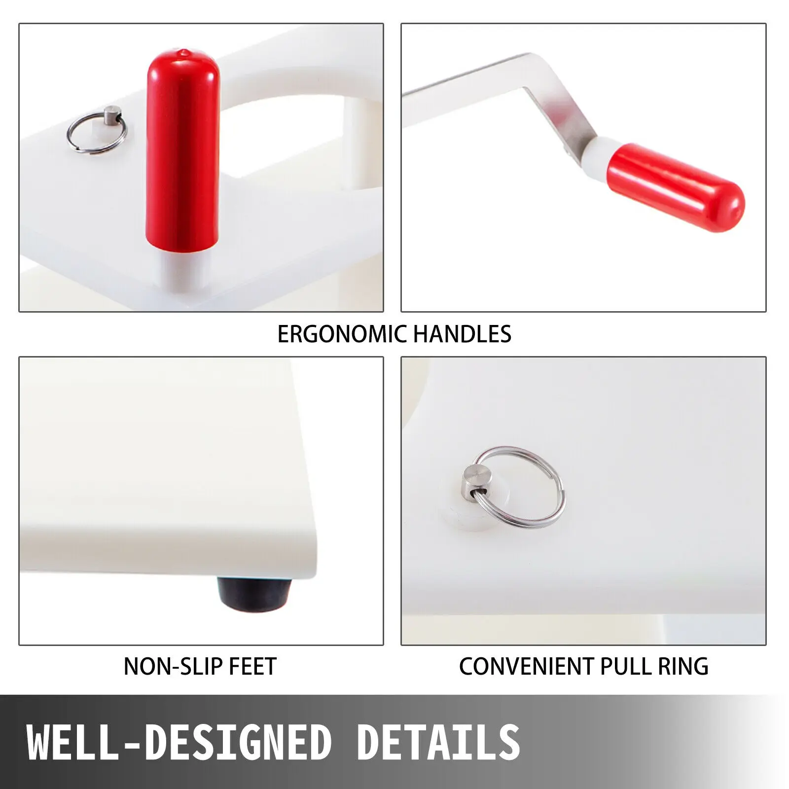 VEVOR Hamburger foremka do mięsa 51mm 110mm 130mm forma handlowa instrukcja okrągła prasa do burgerów maszyna do kształtowania mięsa urządzenia kuchenne 5 VEVOR Hamburger foremka do mięsa 51mm 110mm 130mm forma handlowa instrukcja okrągła prasa do burgerów maszyna do kształtowania mięsa urządzenia kuchenne - Image 5