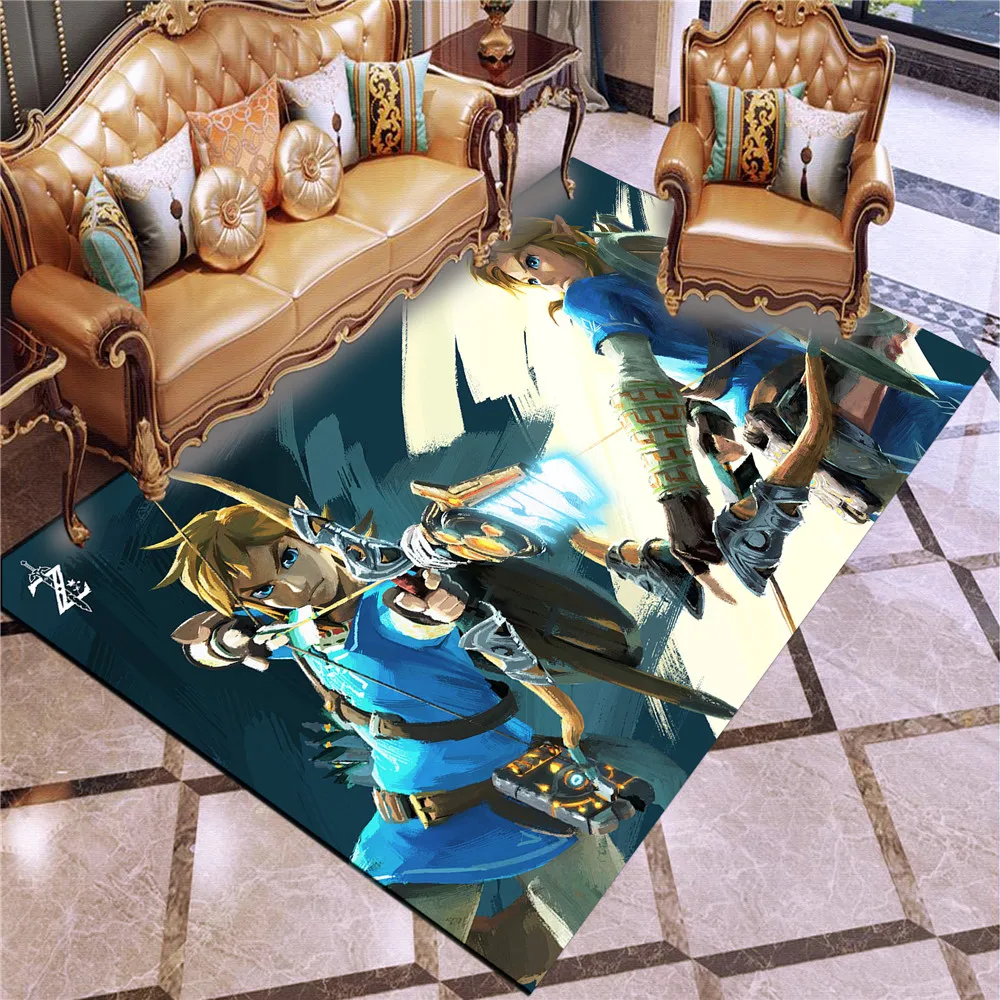 Legend Of Zelda Carpet Anti Skid Area Floor Mat 3d Rug Non Slip Mat Dining Room Living Room Soft Bedroom Carpet Style Mat Aliexpress