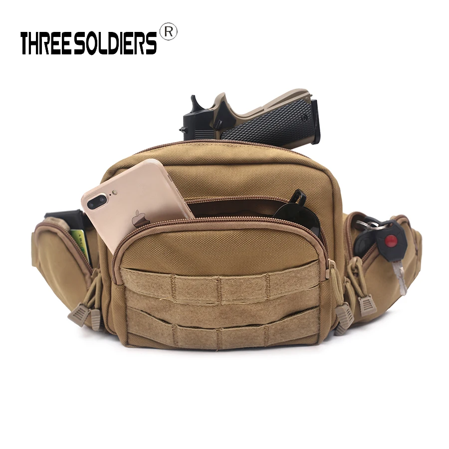 

Tactical Waist Bag Gun Holster Military Fanny Pack Sling Shoulder Bag Outdoor Chest Assult Pack Concealed Gun Carry Holster