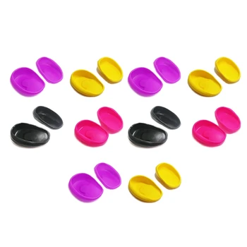 

10 Pairs Silicone Ear Cover Earmuffs Hair Dye Protect Ear Hair Salon Professional Silicone Hair Dye Soft Earmuffs