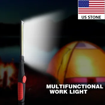 

USB Rechargeable LED COB Camping Work Inspection Light Lamp Hand Torch Magnetic Portable Work LED Flashlight
