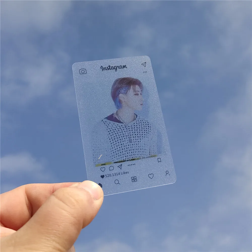 8 шт./компл. Kpop Ateez INS прозрачная карта ПВХ Фотокарта ЛОМО карта для фанатов Коллекционная открытка фотоальбом Kpop ATEEZ периферийная