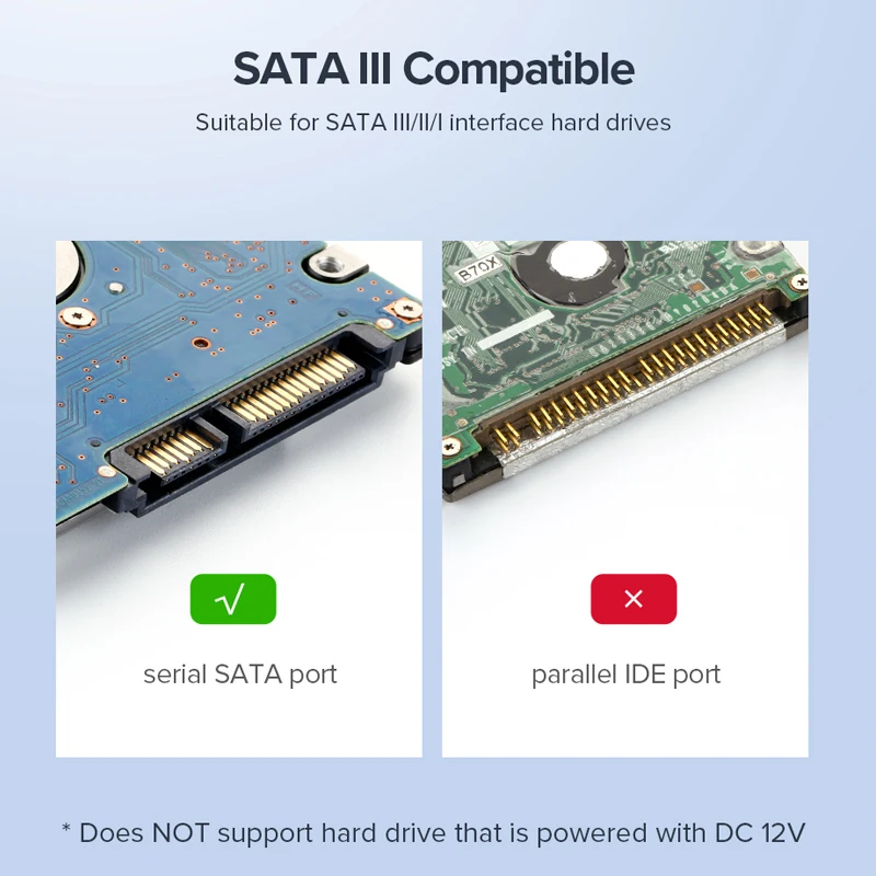 Ugreen HDD чехол 2,5 SATA к USB 3,0 адаптер для жесткого диска корпус для SSD диск HDD коробка Тип C 3,1 корпус HD внешний корпус HDD