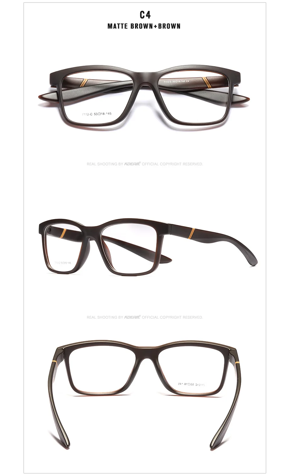 Zerosun TR90 Eyeglasses Frame Men Women Sports Glasses Man Brand Quality Light Spectacles for Prescription Myopia Diopter Lens