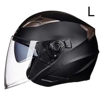 

Unisex Motorcycle Headpiece Summer Breathable Helmet Open Face Cap Head Protect