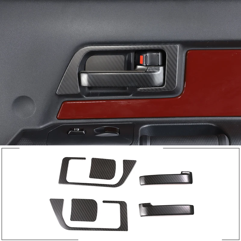 

Stainless Steel Car Front Door Inner Handle Door Bowl Frame Decorate Cover Trim For Toyota FJ Cruiser 2007-2021 Auto Accessories