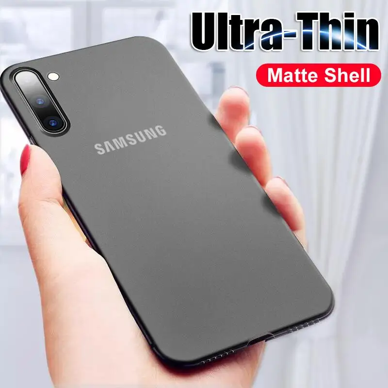 Роскошный ультра тонкий чехол 0 26 мм для samsung Galaxy S8 S9 S10 Plus S10e Note 8 9 10 Pro