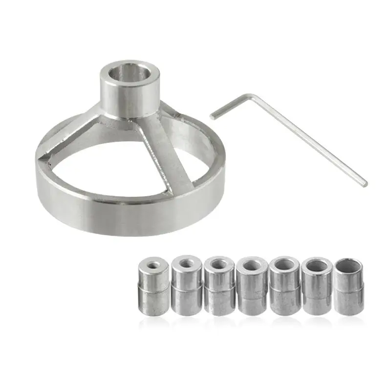 

90 Degree Drill Guide 5/6/7/8/9/10/12mm Drill Bit Hole Puncher Locator Jig Stainless Steel Bushing Woodworking Tools