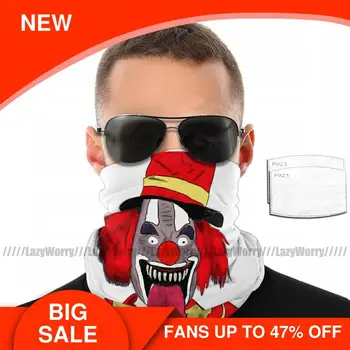 

Clown Terror Mouth Face Mask Scary Clown Facial Mask Lovely with 2 Filters Kawai for Adult Mask