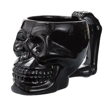 

Personality Funny Skull Ceramics Mugs Creative Student Breakfast Cups Office Coffee Tea Milk Mug Friend Birthday Gift Cup