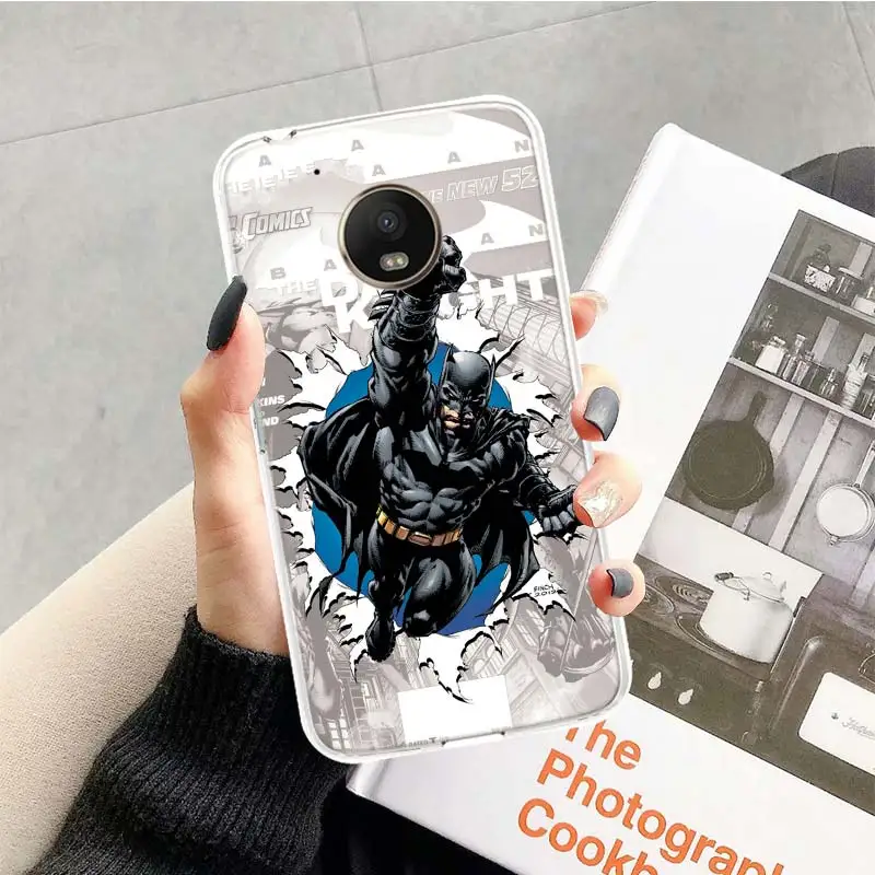 Чехол для Motorola Moto G7 G6 G5S G5 E4 Plus G4 E5 Play X4 power tpu с рисунком - Цвет: TR060-10
