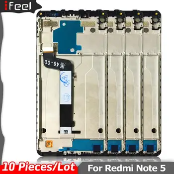 

10 Pieces/Lot LCD+Frame For Xiaomi Redmi Note 5 Pro LCD Display + touch Screen For Redmi Note 5 LCD Snapdragon 636
