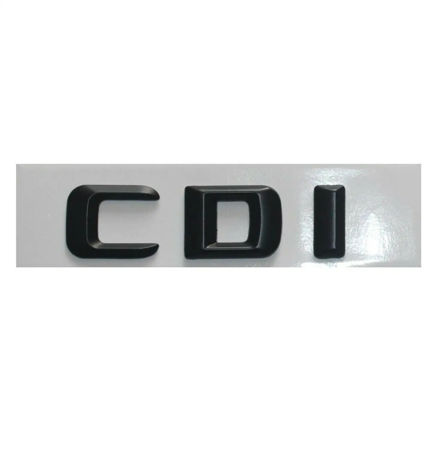 Черный багажник буквы C D I значок эмблемы Значки для Mercedes CDI - Цвет: Matt Black