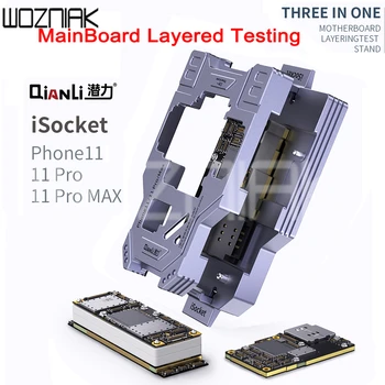 

3in1 Qianli iSocket Motherboard Test Fixture for iPhone11/11pro/11ProMax Logic Board Function Fast Test Holder MEGA-IEDA iSocke
