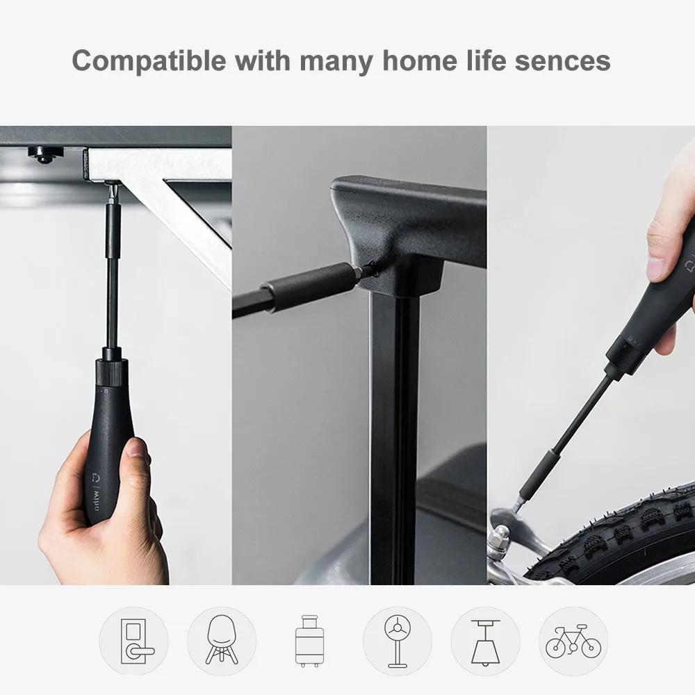Xiaomi Mijia Wiha Отвертка Набор прецизионных магнитных бит 8 в 1 ежедневного использования DIY Отвертка Набор для дома