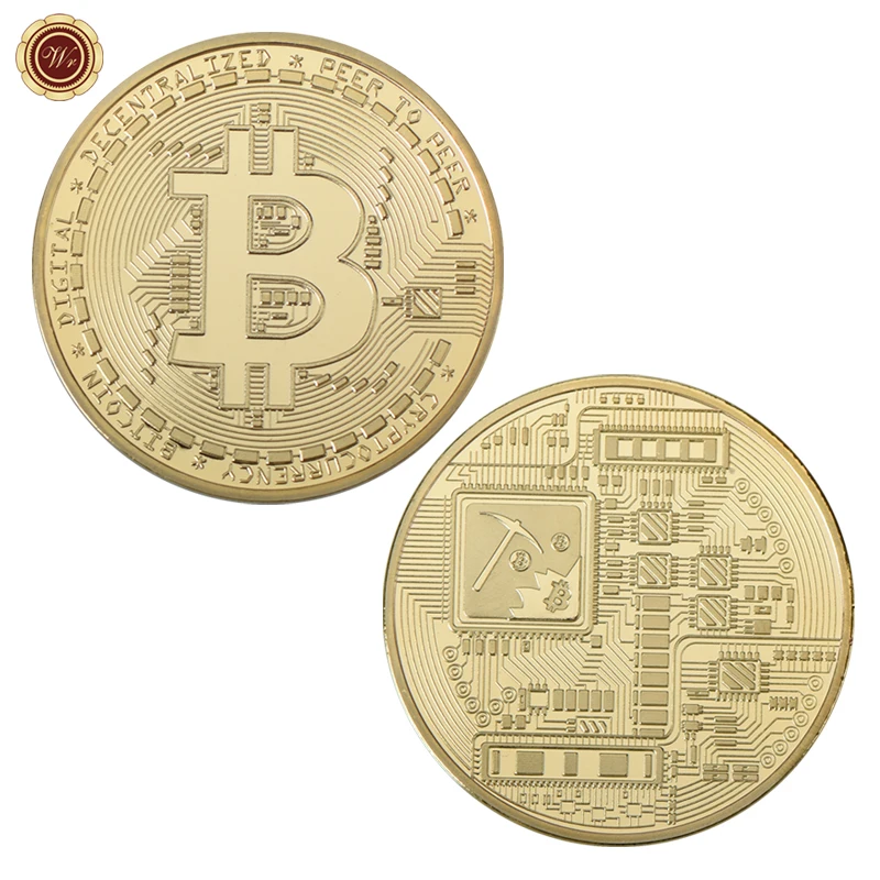 bitcoin1 Один Биткоин золото banknotes с битом монета поддельные денежные банкноты BTC подарок деталь для коллектора банкнот Прямая поставка - Цвет: bitcoin1