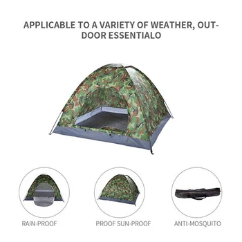

3-4 Person Camping Dome Tent Camouflage
