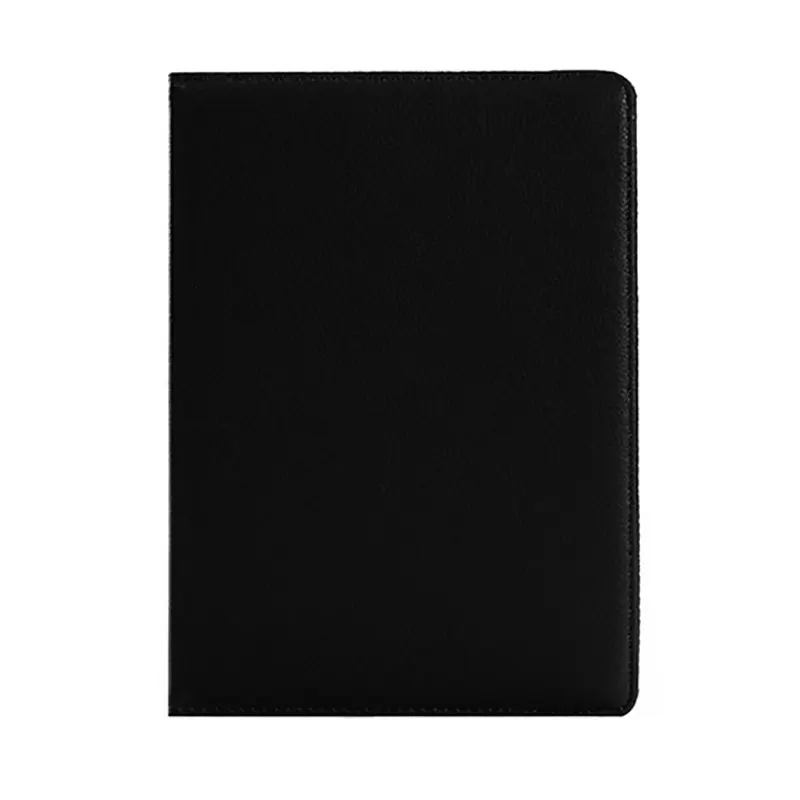 360 градусов вращающийся чехол с откидной крышкой Folio Стенд смарт-чехол для Samsung Galaxy Tab A 9,7 дюймов SM-P550 SM-T550 SM-T555 с ручка+ Защитная пленка на экран - Цвет: Black