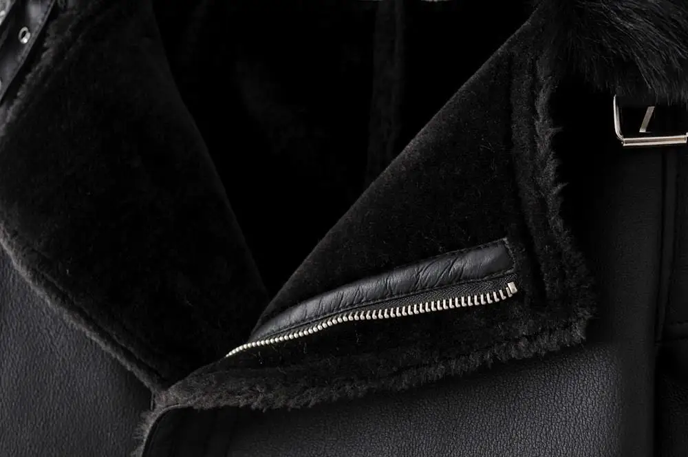 Женская куртка из искусственной кожи, короткая однотонная теплая мотоциклетная куртка, верхняя одежда
