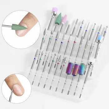 

10pcs /box Quality Nail Polishingl Plating Alloy Tungsten Steel Grinding Head Nail Machine Nail Polishing Tool
