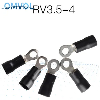 

10pcs RV3.5-4 Insulated ring terminal electrical wire crimp connector