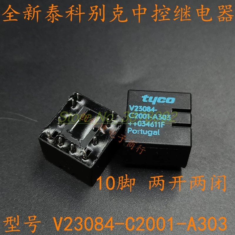 10Pins T yco Relay V23084-C2001-A303 V23084 Auto relay for BMW E46 Central Locking Window Regulator Control  Unit