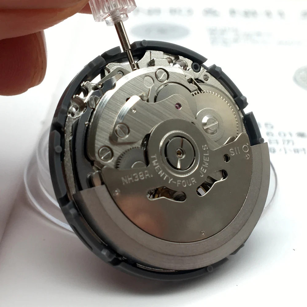 Originale Seiko NH38 movimento Standard serie NH3 orologio meccanico  automatico Movt parti ventoquattro gioielli nh38a giappone importato|Repair  Tools \u0026 Kits| - AliExpress