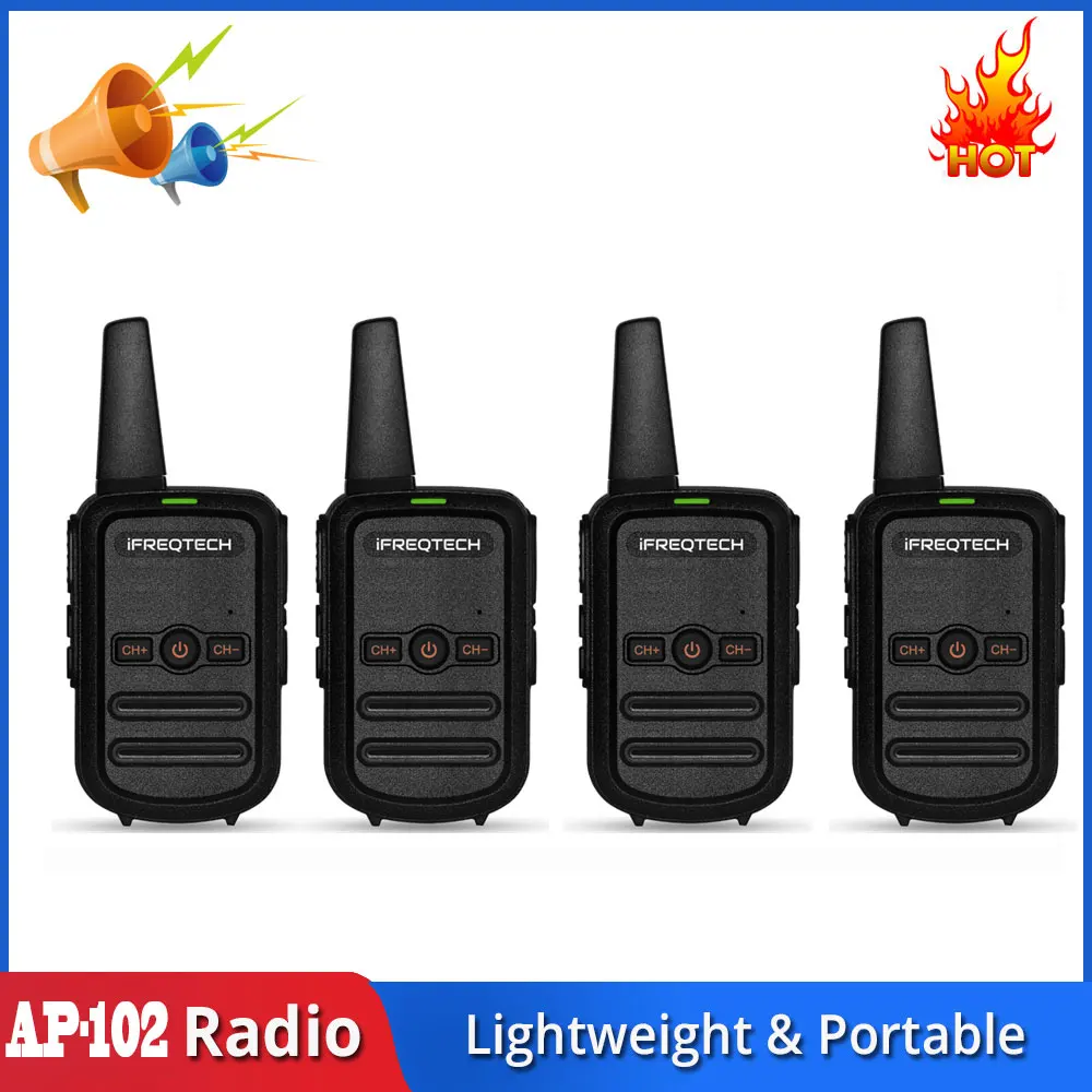 AP-102 PMR446 иди и болтай Walkie Talkie с большим радиусом подходит для MOTOROLA Talkabout TLKR T42 T40 BAOFENG BF-888S KD-C1 RT22 RT622 Ksun радио