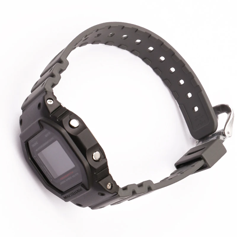 Резиновый ремешок для мужских часов аксессуары пряжка с язычком Casio g shock DW5600GW M5610