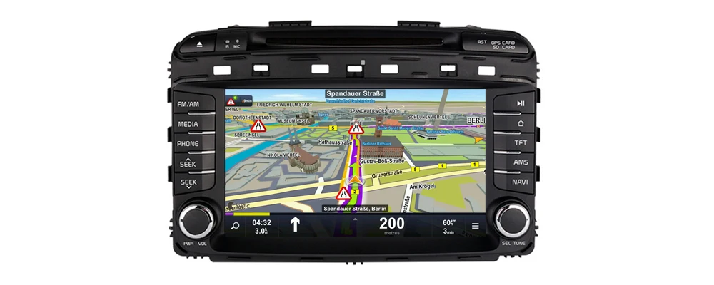 Автомобильный dvd-плеер gps навигация для Kia Sorento Prime KX7 автомобильный Android мультимедийная система экран Радио стерео