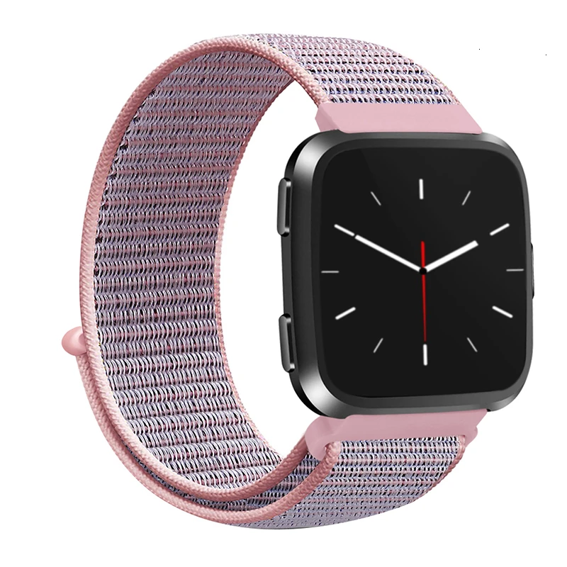 Sandy Pink Nlyon ремешок для Fitbit Versa 2 Lite Мягкий Нейлоновый сменный Браслет для Fitbit Versa Lite band Edition аксессуары для умных часов - Цвет ремешка: Sandy Pink