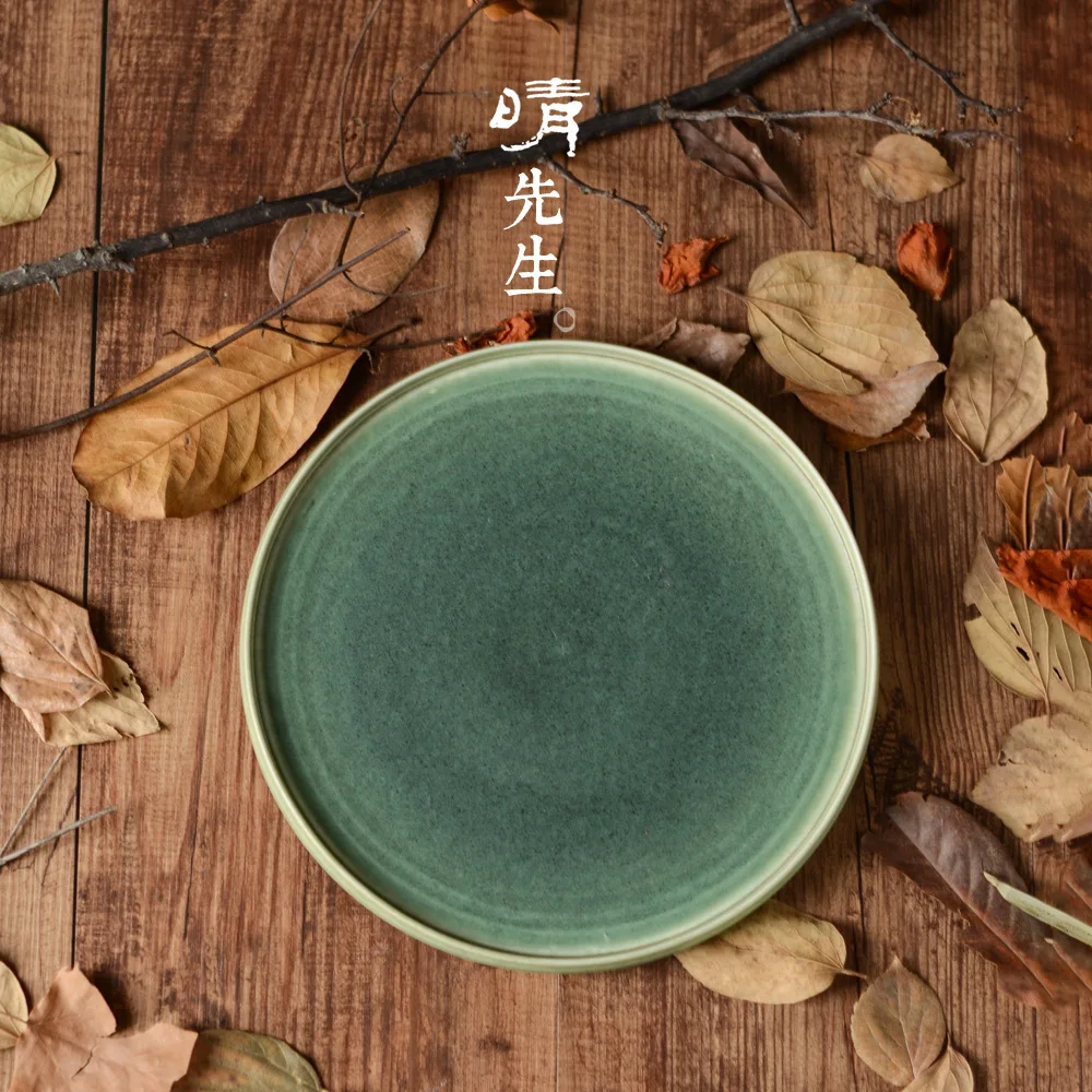 

Jindezhen Moss Glaze Pot Bearing Water Storage Do Blister Disc Platform To Fake Something Antique Ceramics Kettle Support