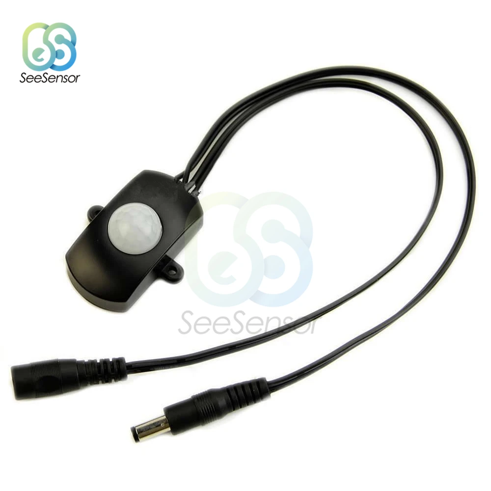 

White/Black DC 5V 12V 24V 5A PIR Sensor Switch Mini PIR Infrared IR Motion Sensor Detector Switch Module for LED Strip Light