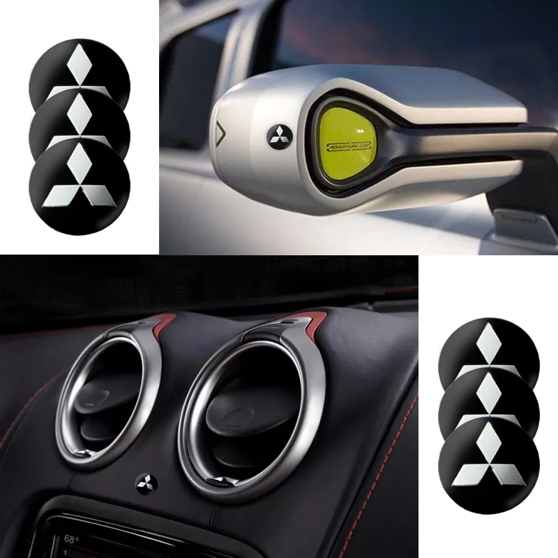 

10 pcs 14mm Car Key Shell Sticker Logo Emblem For Mitsubishis ASX Lancer Pajero Outlander L200 EVO Lancer EX Pajero Emblem