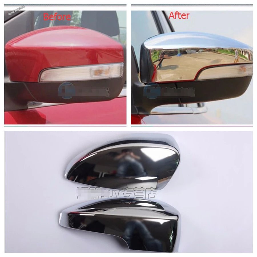 Аксессуары Lapetus для Ford Kuga / Escape 2013 2019 хромированная Автомобильная зеркальная