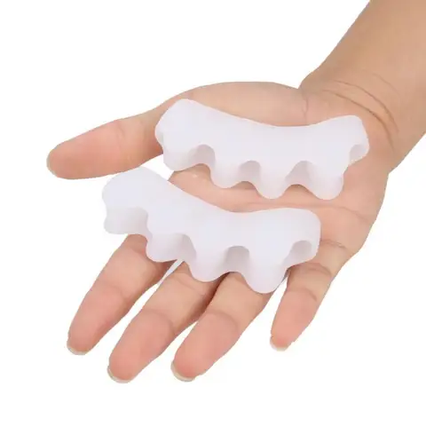 Ferramenta de Cuidados com os Pés Dedo do pé Hallux Valgus Corrector Silicone Joint Toe Protector Alisador Separador Lx8434 Gel
