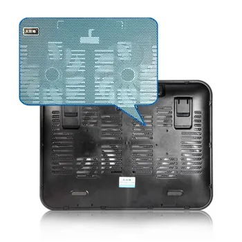 

Besegad Portable USB Cooling Pad Ultra-Slim Quiet Laptop Notebook Cooling Base Stand Cooler with Dual Fans 14 inch