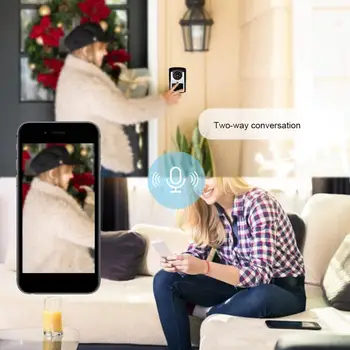 

Smart Doorbell 1080P IP Smart WIFI Security Doorbell Wireless Video Door Phone IR Camera 110-240V