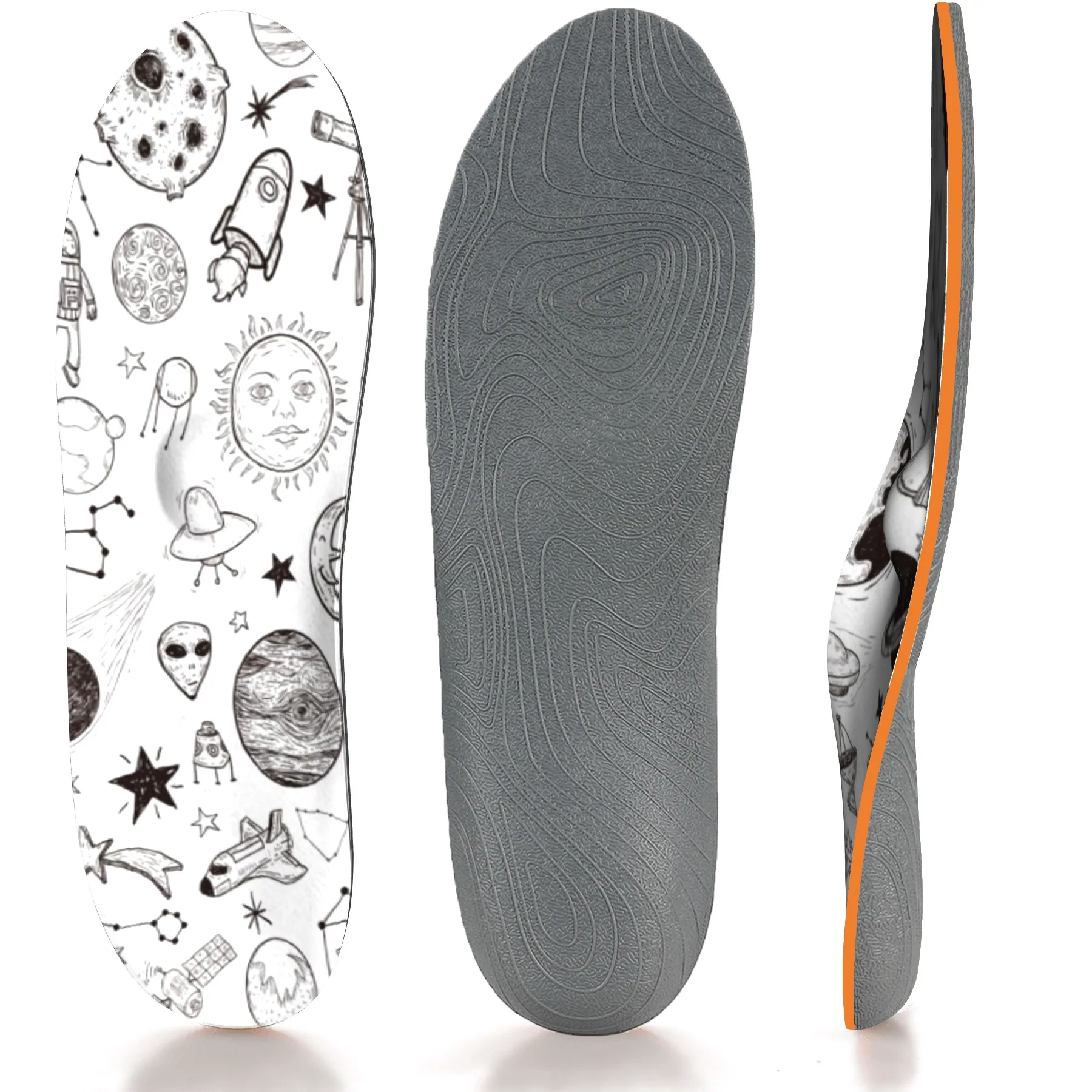 

Flat Feet Insoles Orthotic Arch Support Sole Insert Orthopedic Insoles Heel Pain Plantar Fasciitis Men Woman Shoes