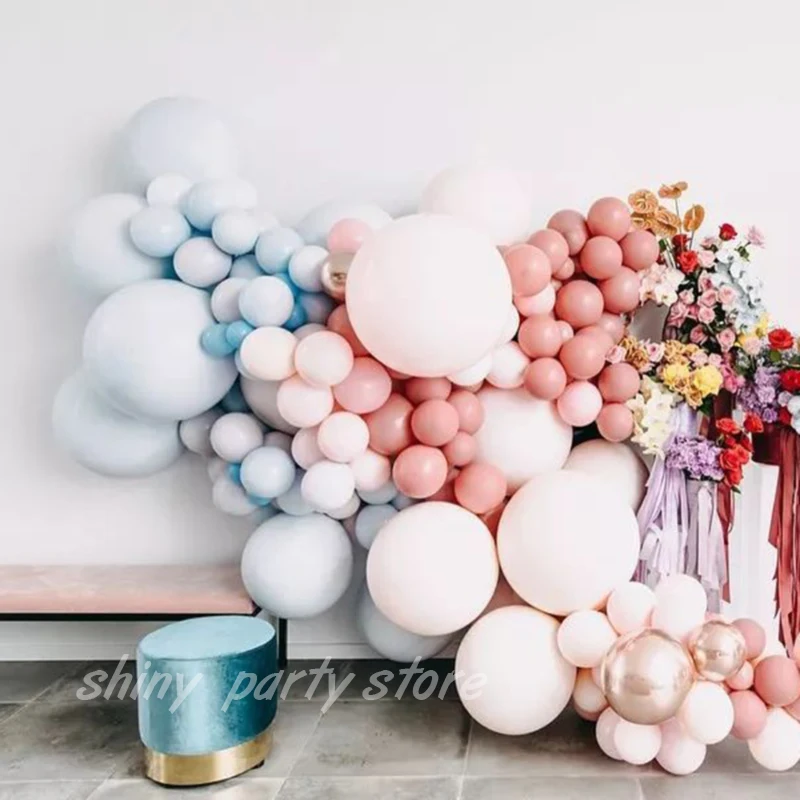 

30-50pcs latex balloons macaron balloon wedding baloons round gender reveal princess birthday party decorations kids toys