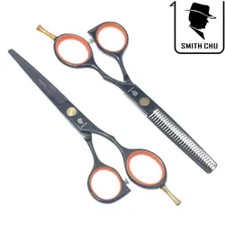 Smith Chu 5,5 "ножницы для стрижки волос Профессиональные Парикмахерские ножницы для человеческих волос из нержавеющей стали истончение волос