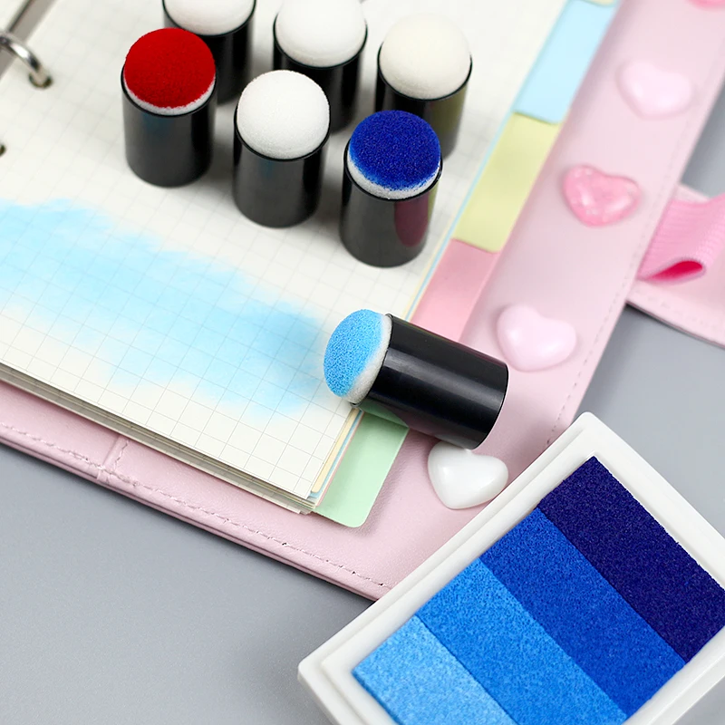 Ink Stamp Pad Vintage Multi-color Craft Ink Pad Planners DIY Diary Greeting Card Scrapbooking Finger Painting Accessories